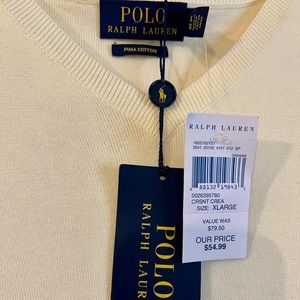 NWT Polo Ralph Lauren Sweater Vest Size XL